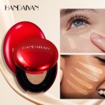 Clear Natural Concealer 5 Color Oval Red Shell Air Cushion Liquid Foundation