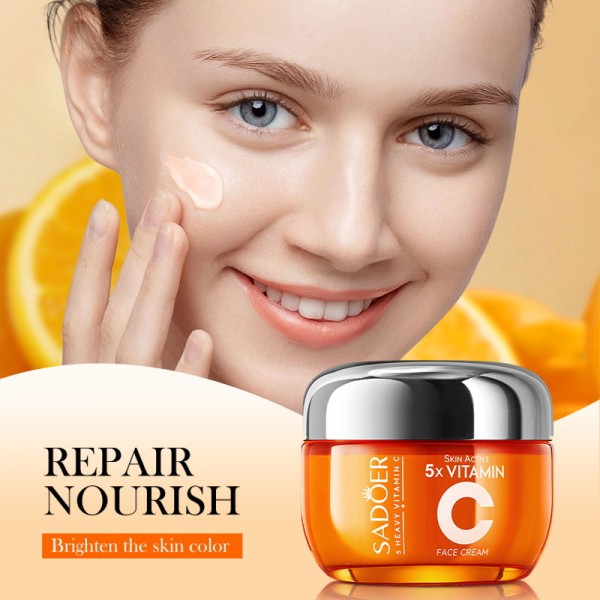 Five Times Vi  C Whitening Moisturizing Activating Firming and Moisturizing Face Cream