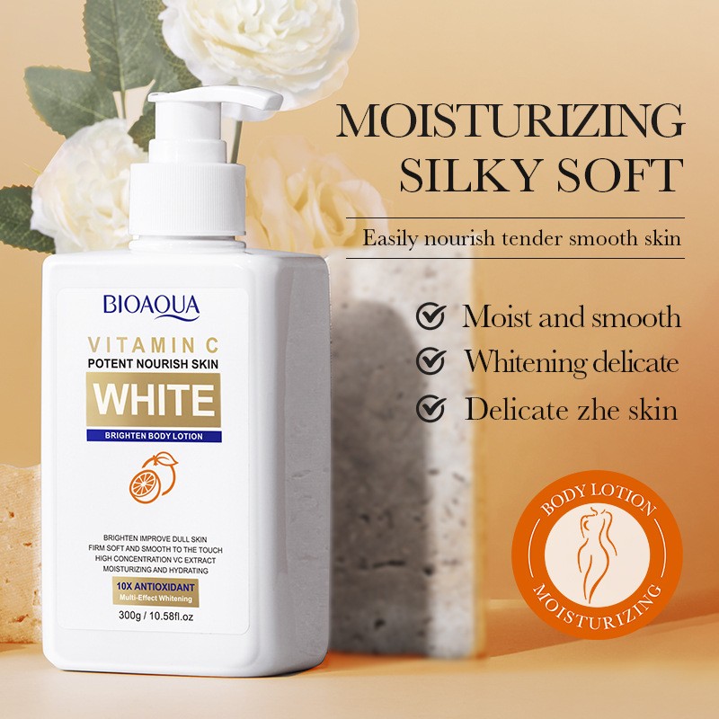Whitening  Moisturizing Brightening Milk Vitamin C Moisturizing and Tender Body Cream