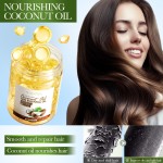 Coconut Oil Smooth Hair Conditioner Nourishes and Softens Hair Oil Capsules