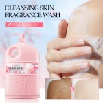 Sakura Collagen Fragrance Lingering Fragrance Deep Cleansing Shower Gel