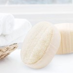 Sponge Block for Bathing Cleaning Silk Gourd Skin Scrubbing and Athing Sponge Block