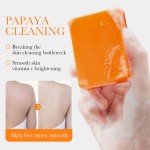 Vitamin C Cleansing Bathing Moisturizing Non Drying Non Cracking Soap Papaya Handmade Soap