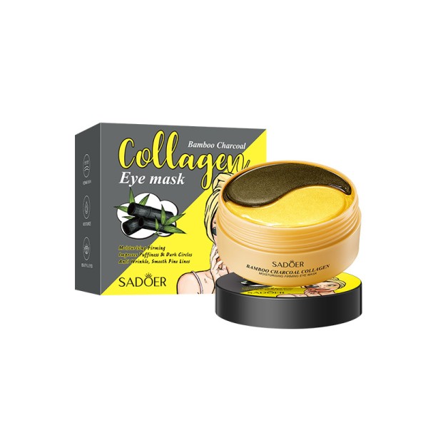 Bamboo Charcoal Collagen Brightens Moisturizes Tightens Nourishes the Eye Mask