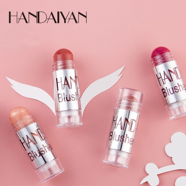 Moisturizing Rouge Pen Solid Paste Crayon Powder Blusher Stick