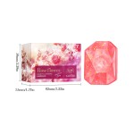 Rose Gold Foil Essential Oil Whitening Moisturizing 100g Diamond Plant Handmade Soap