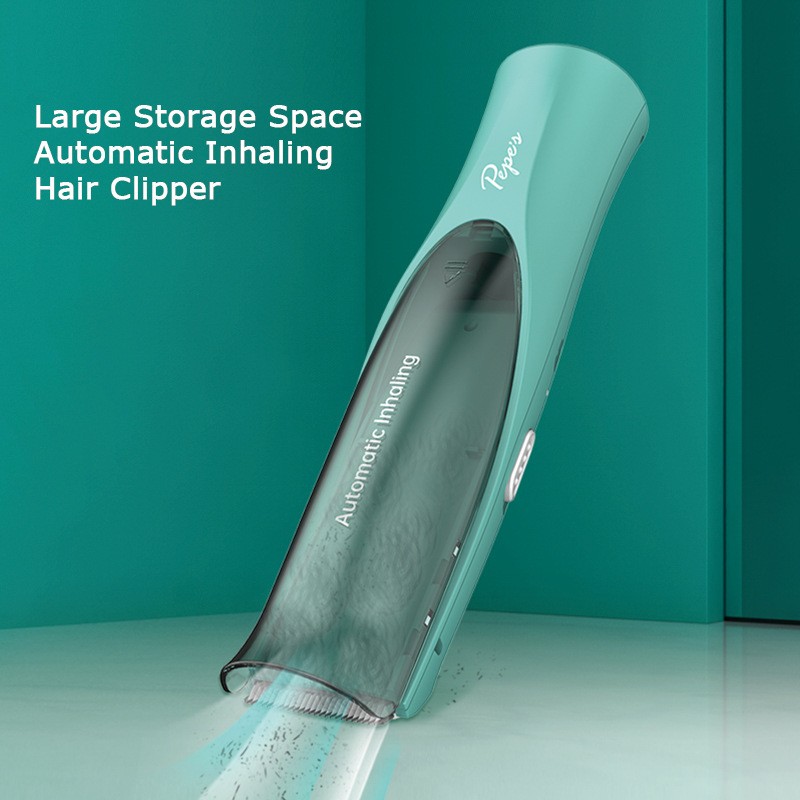 Fully Automatic Hair Suction Cleaning Baby Electric Push Shear Waterproof Newborn Hair Clipper