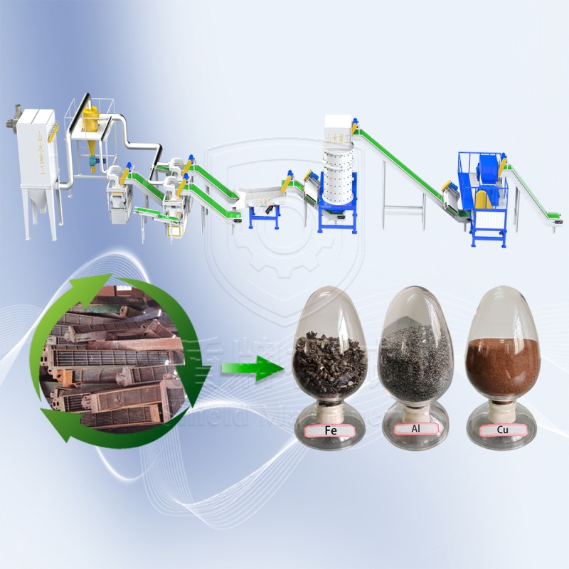 Radiator Separator Manufacturer - Aluminum Copper Dismantling