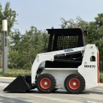 Skid Steer Loader Manufacturer - Cabin Skid Steer 1300kg Kubota Engine