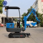 Earth Mover Machine Manufacturer - Rippa 1 Ton Mini Excavator Kubota Engine