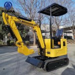 Mini Excavator Manufacturer - Rippa 1 Ton Minibagger Crawler Escavatore