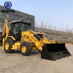 Backhoe Loader Manufacturer - New Wheel Drive 4x4 Tractor Earth Moving
