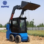 Skid Steer Loader Factory - Economical 25HP Kubota 4x4 Wheel Mini