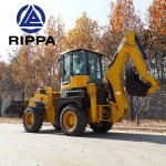 Mini Backhoe Loader Factory - Rippa Manufacturer 6-7 Ton Wheel
