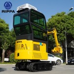 Mini Excavador Factory - Rippa Chinas 1-2 Ton Miniexcavadora