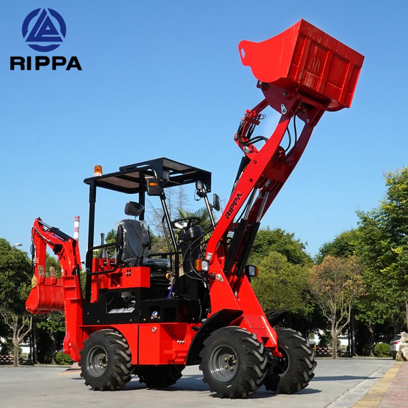 Wheel Backhoe Loader Supplier - Rippa New Strong 3-5 Ton Towable