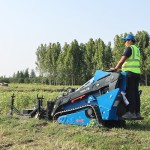 Mini Skid Steer Loader Manufacturer - Free Shipping 25HP Euro5 CE Diesel