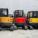 Mini Excavator Factory - 5 Ton Red EPA Engine