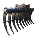 Excavator Rakes Factory - 0.8-1.2 Ton Mini Attachments