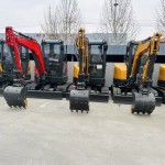 Mini Excavator Manufacturer - 4-6 Ton Green Euro 5
