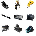 Excavator Attachments Manufacturer - 0.8-1.2 Ton Earth Auger