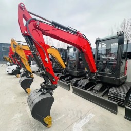 Mini Excavator Factory - 5 Ton Red EPA Engine