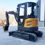 Mini Excavator Factory - 4 Ton Yellow EPA Engine