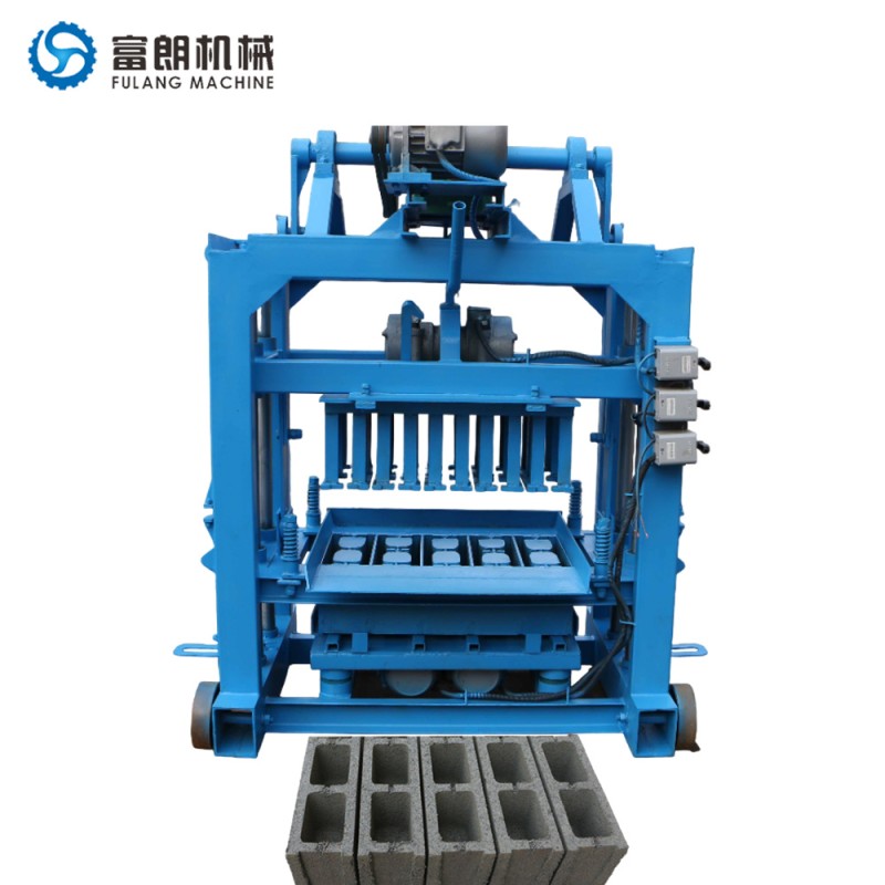 Concrete Block Machine Supplier - Fulang Mould Vibration QTJ4-40 Electric