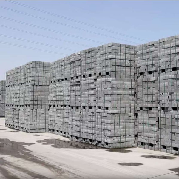 Automatic Block System Factory - QTF10-15 Fully Automatic Pallet Packing Stacker