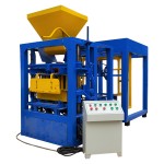 Clay Brick Machine Factory - QTF4-24 Semi Automatic Clay Concrete Brick