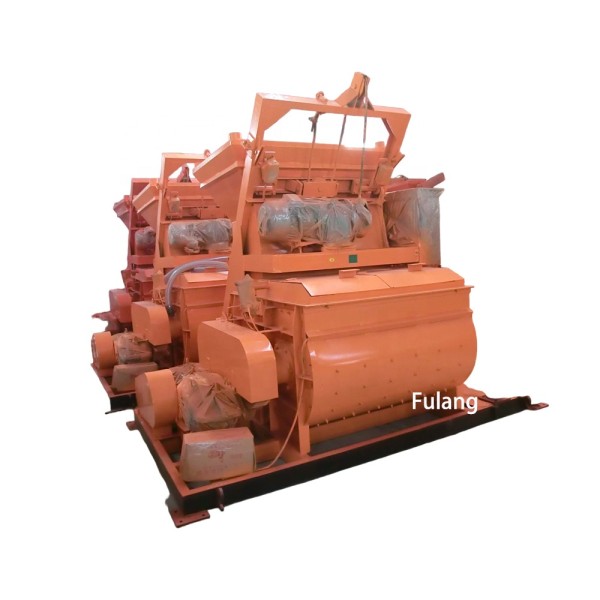 Concrete Mixer Factory - Mixing System JS750L Electric Mobile Mini