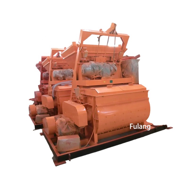 Concrete Mixer Factory - Mixing System JS750L Electric Mobile Mini