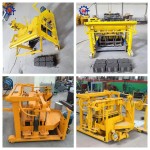 Mobile Brick Machine Manufacturer - QT40-3A Mobile Egg Laying Concrete Brick Cost