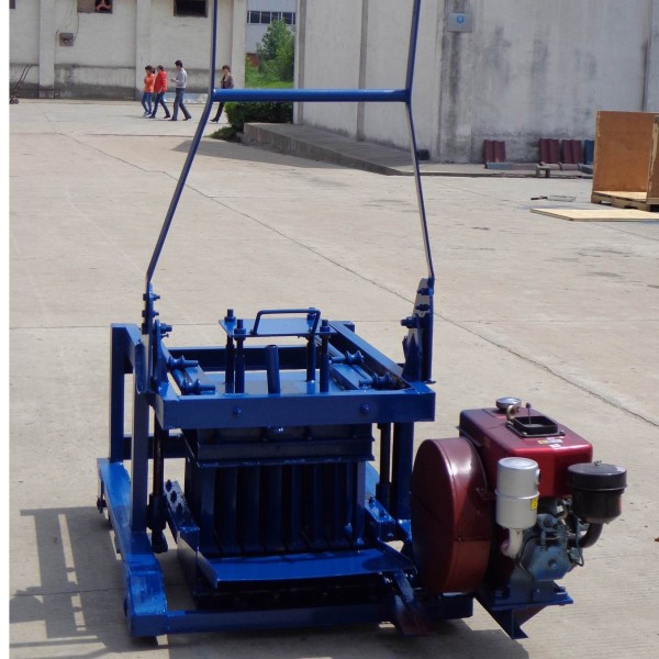 Diesel Brick Machine Manufacturer - QT40-3D Diesel Engine Concrete Hollow Block