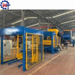 Cement Block Machine Manufacturer - Cement Block Making QT4-15 Hydraulic Pressure