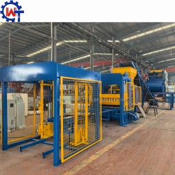 Cement Block Machine Manufacturer - Cement Block Making QT4-15 Hydraulic Pressure