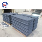 Stone Coated Tile Supplier - Nigeria 0.4mm Black White Shingle Stone Coated