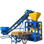 Semi-automatic Block Machine Factory - QT4-24 Semi-automatic Hollow Concrete Blocks