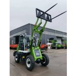 Mini Front Loader Supplier - 4WD Forklift Pallets Spikes Household Farming