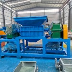 Dual Shaft Shredder Manufacturer - Model 1000 Dual Motor High Efficiency Waste