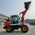 4WD Loader Factory - Mini Wheel Loader Enclosed Cab Air Conditioner Tools