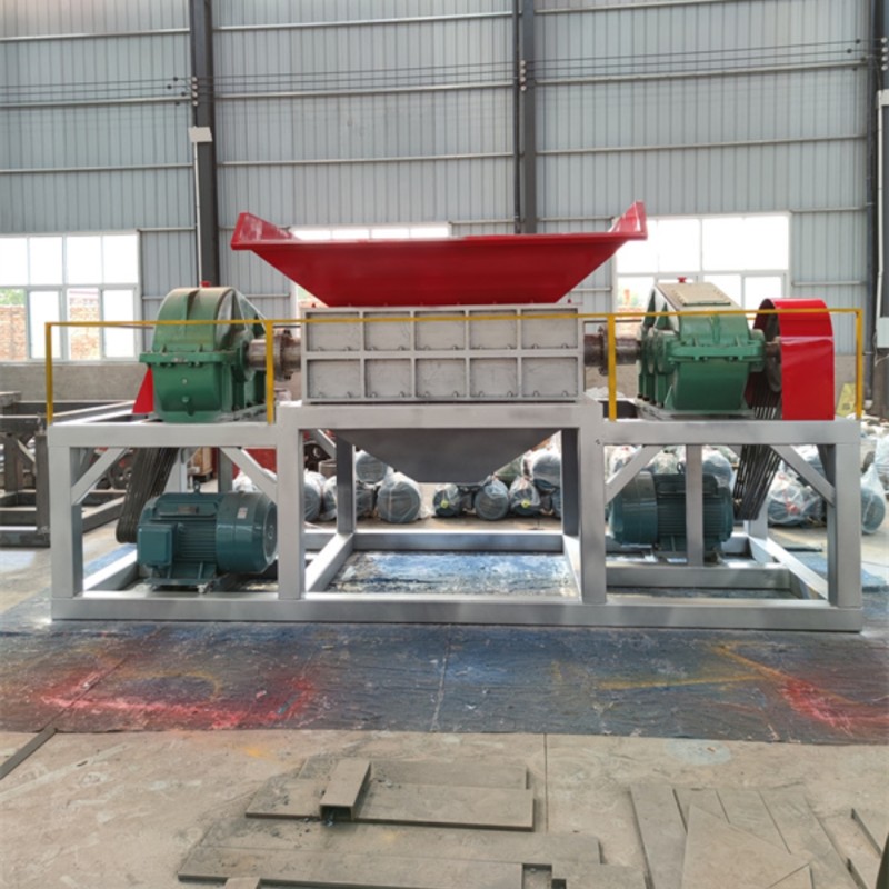 Dual Shaft Shredder Manufacturer - Model 1000 Dual Motor High Efficiency Waste