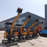 Mini Excavator Factory - CE Certified Diesel Engine Small Digger Crawler