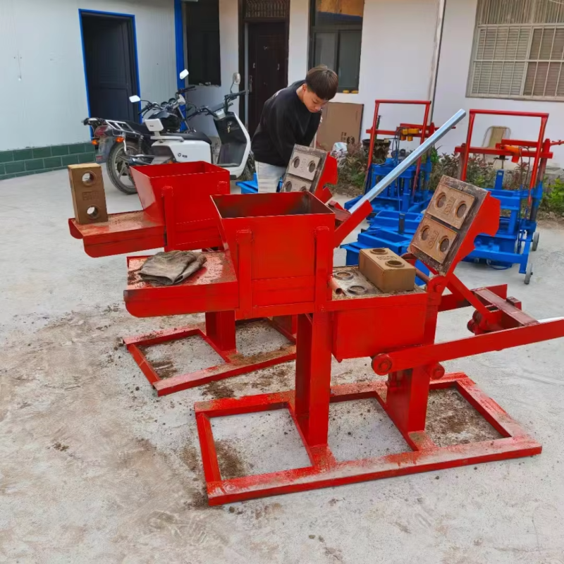 Clay Brick Moulding Equipment Manufacturer - Hand Made Manual Rural Area No Power