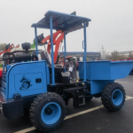 Mini Dumper Truck Supplier - Simple Roof Covered Reverse Gear Hydraulic Dumping