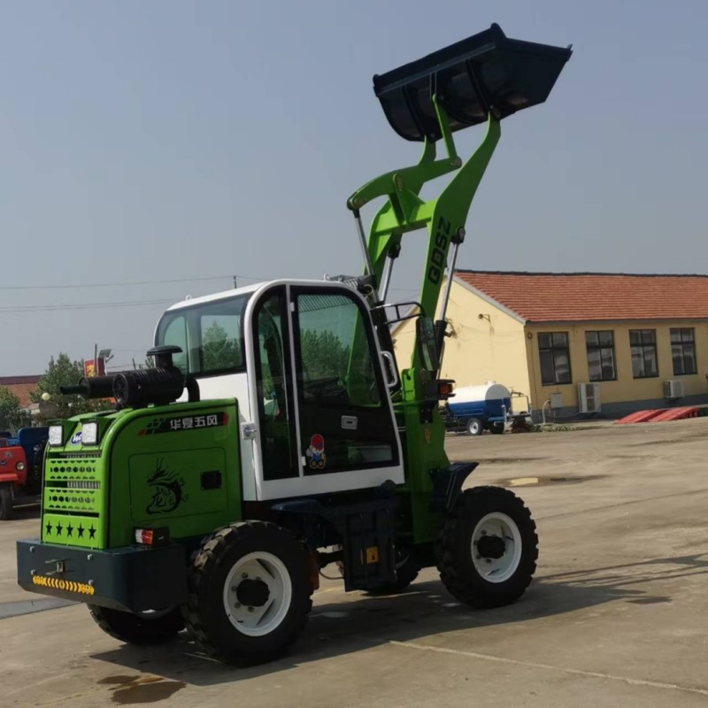 Mini Front Loader Supplier - 4WD Forklift Pallets Spikes Household Farming