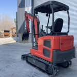 Front Shovel Excavator Factory - Mini Size Soil Works Enclosed Cab Air-conditioner