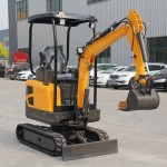 Mini Excavator Factory - CE Certified Diesel Engine Small Digger Crawler