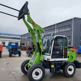 Mini Wheel Loader Manufacturer - Diesel Multifunctional Fork Pallets Loader Bucket