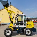 Mini Wheel Loader Supplier - 4WD Diesel Engine Fork Pallets Spikes Attachments